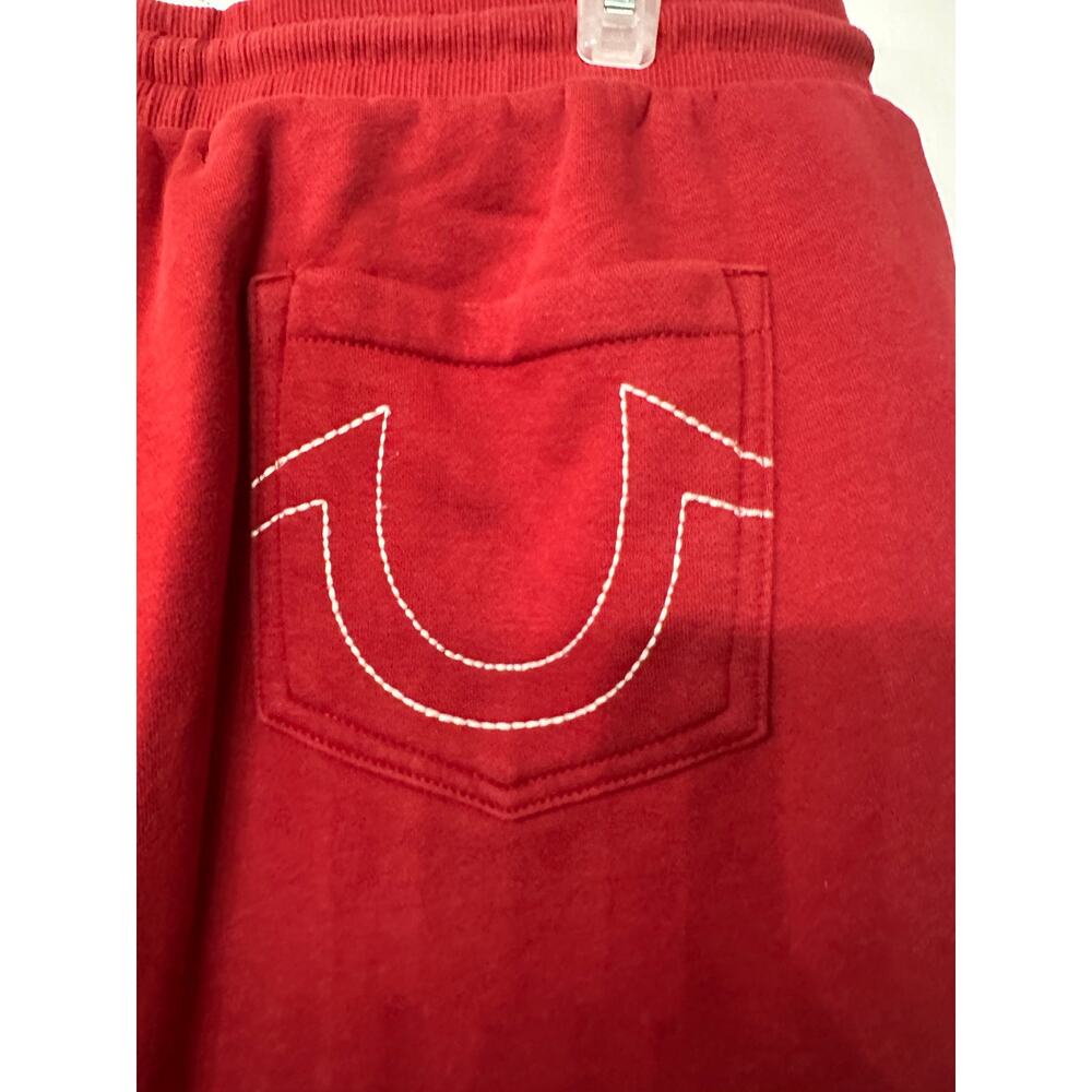 True Religion Super T Fleece sweatpants featuring contrast stitching women’s XL - Picture 7 of 8